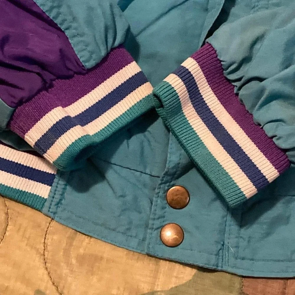 Champion vintage‎ 90s nba charlotte hornets nylon jacket flaw mens XL/24